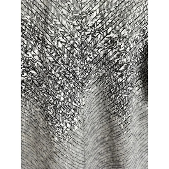 Zara Basic Collection Black & White Leaf Feather Shift Dress Size Medium Women’s - Picture 7 of 8